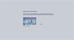 Desktop Screenshot of dr-meilinger.de